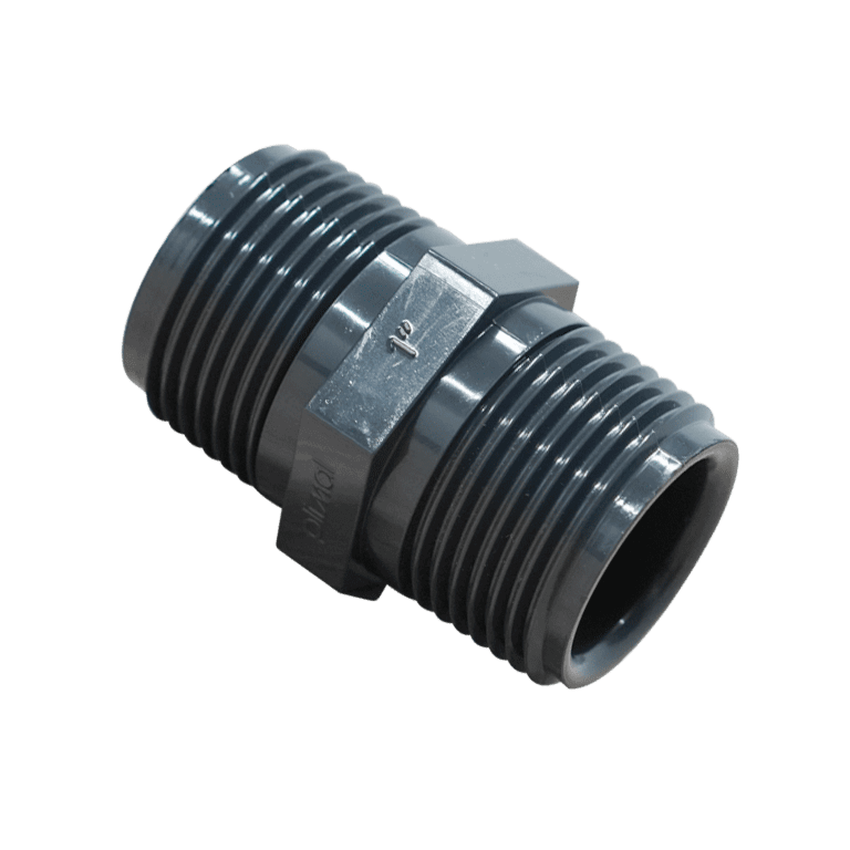 PVC-U - Nipplo - 2x filetto maschio 1"