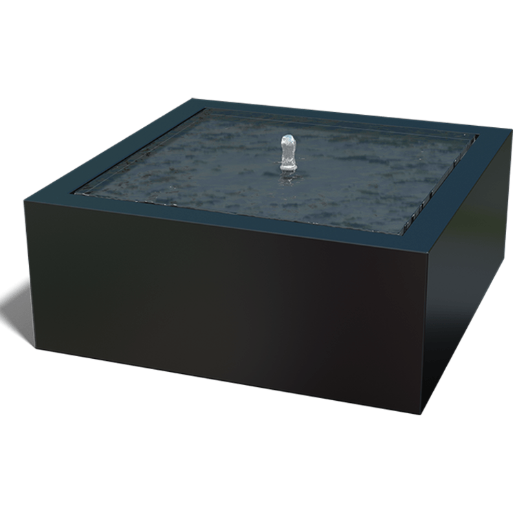Fontana in alluminio - Lyra - 100 x 100 x 40 cm