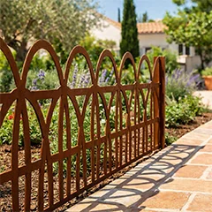 Recinzione decorativa dallo stile moderno e decorativo