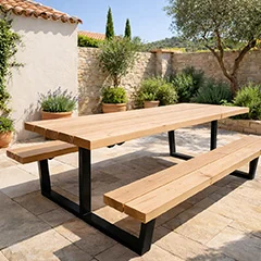 Mobili da giardino per una zona salotto esterna elegante e durevole